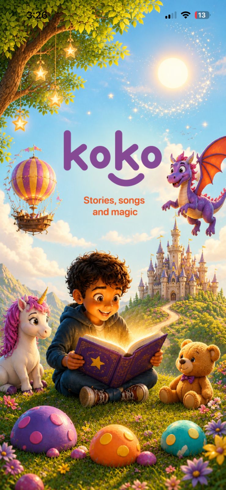 Koko App splash screen